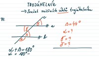 Trojúhelník – Součet vnitřních úhlů trojúhelníku 