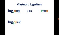 Vlastnosti logaritmu