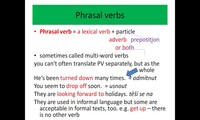 Phrasal verbs (vocabulary)