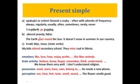 Present simple and continuous