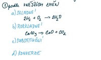 Klasifikace chemických reakcí