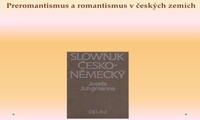 Preromantismus a romantismus v české literatuře