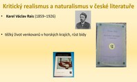 Kritický realismus a naturalismus v české literatuře