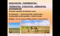 Střední Asie - Středoasijské státy