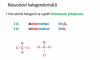 Halogenové deriváty