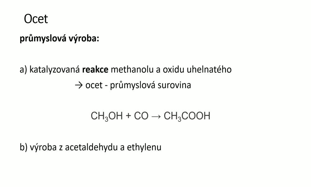 5. náhled výukového kurzu Karboxylové kyseliny