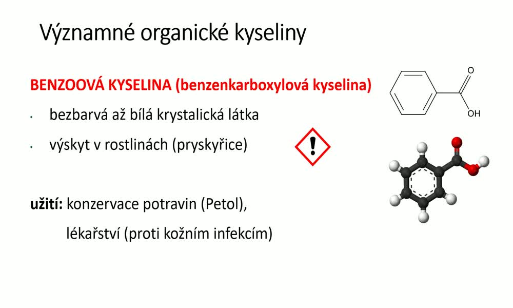 6. náhled výukového kurzu Karboxylové kyseliny