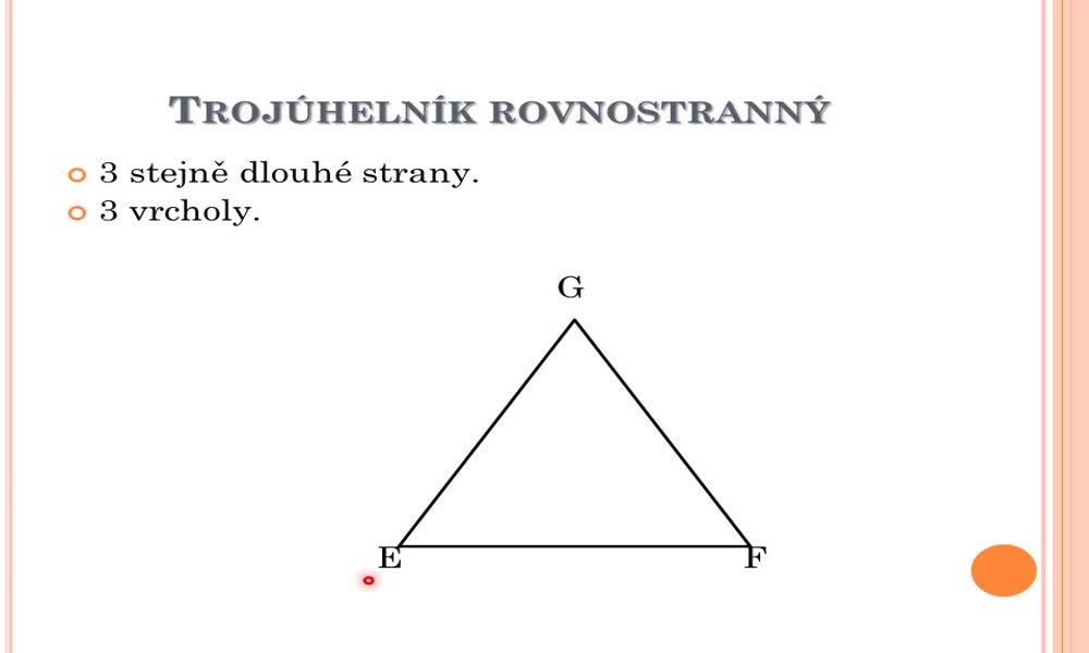2. náhled výukového kurzu Trojúhelník, čtverec, obdélník