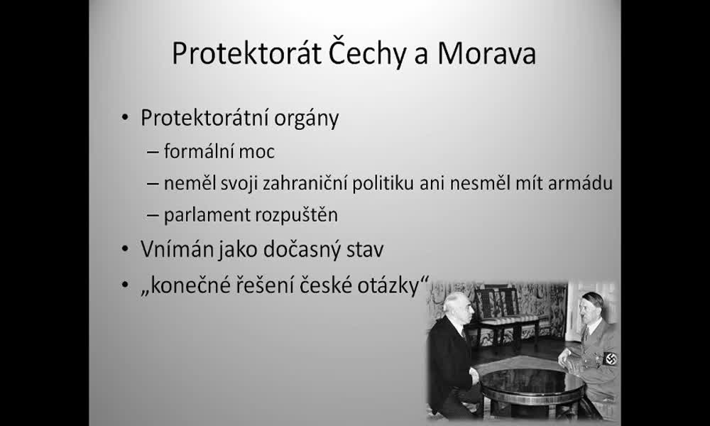 3. náhled výukového kurzu Protektorát Čechy a Morava, II. odboj