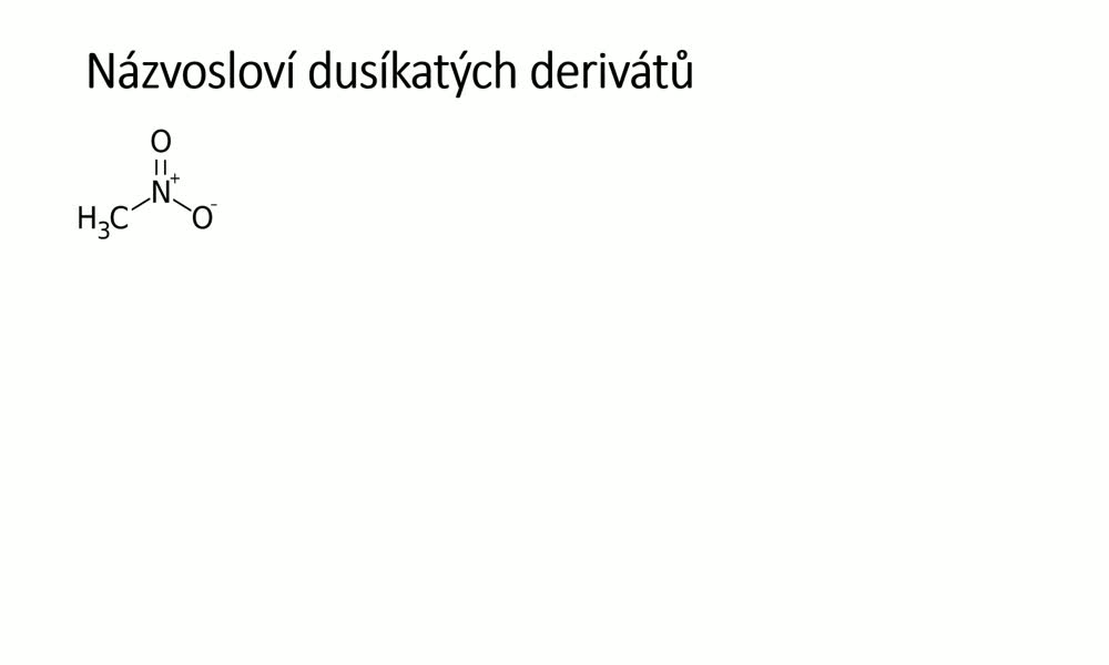 6. náhled výukového kurzu Dusíkaté deriváty