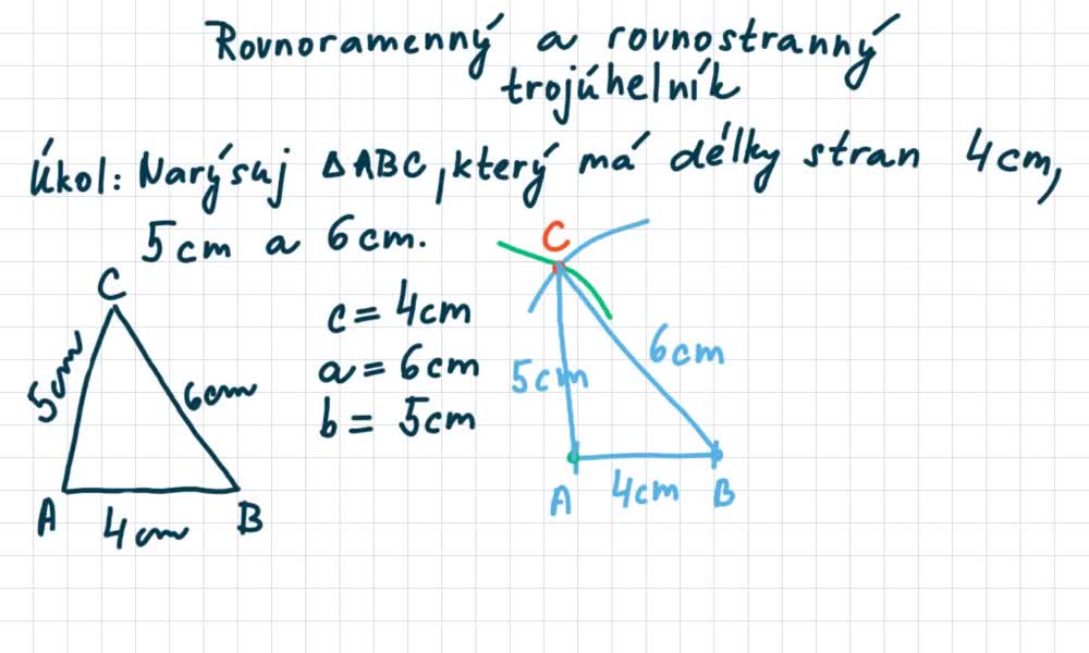 3. náhled výukového kurzu Rovnoramenný a rovnostranný trojúhelník 