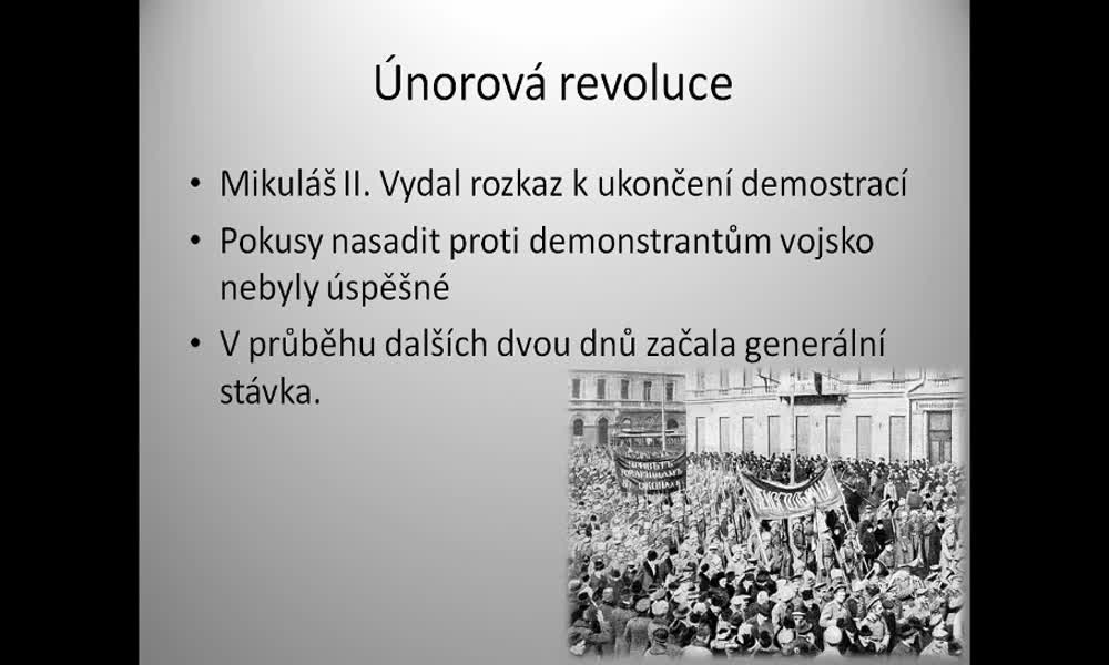 6. náhled výukového kurzu Revoluce v Rusku, upevňování bolševické moci