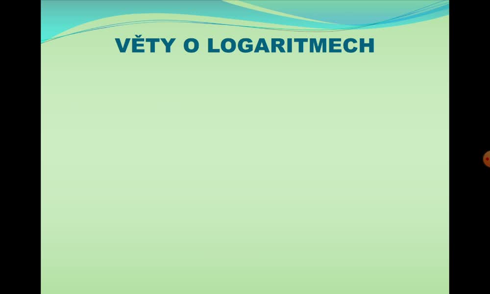 4. náhled výukového kurzu Logaritmické rovnice