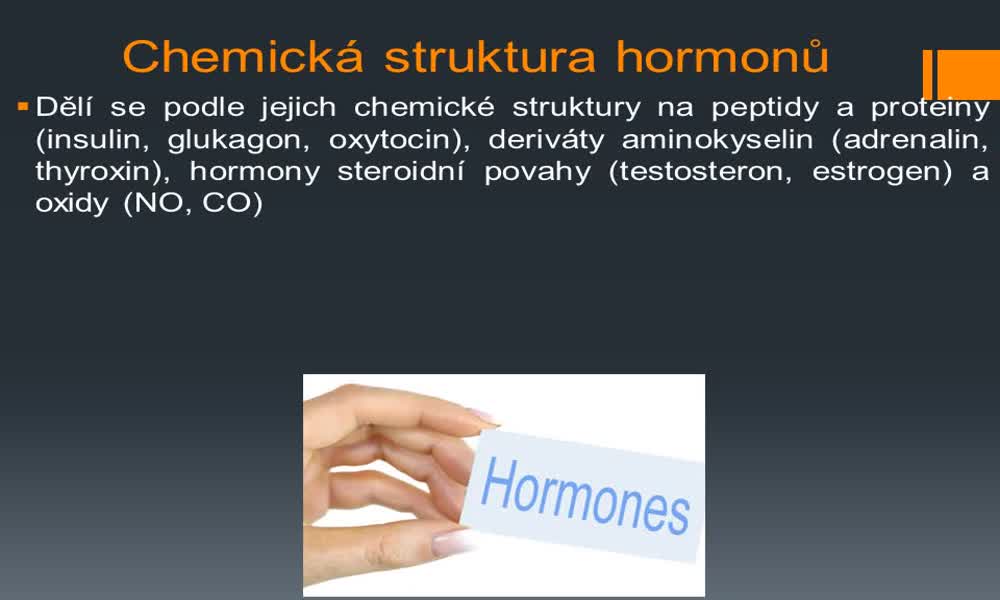 2. náhled výukového kurzu Hormony 