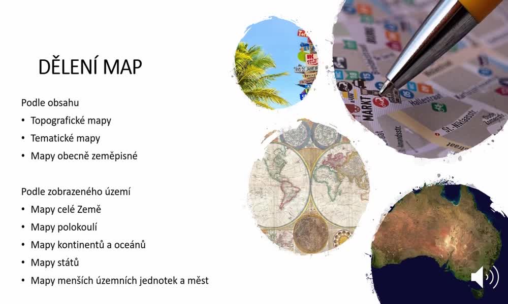4. náhled výukového kurzu Mapa a její části
