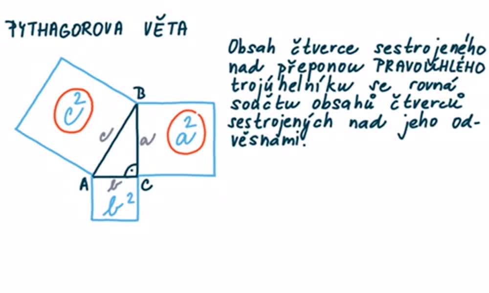 4. náhled výukového kurzu Pythagorova věta, věta k ní obrácená