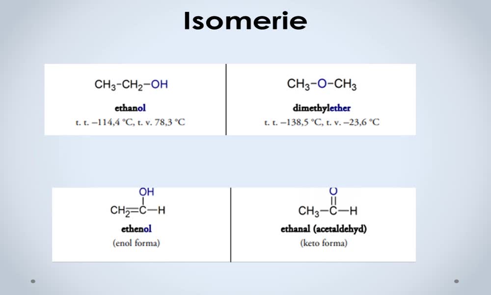 4. náhled výukového kurzu Isomerie