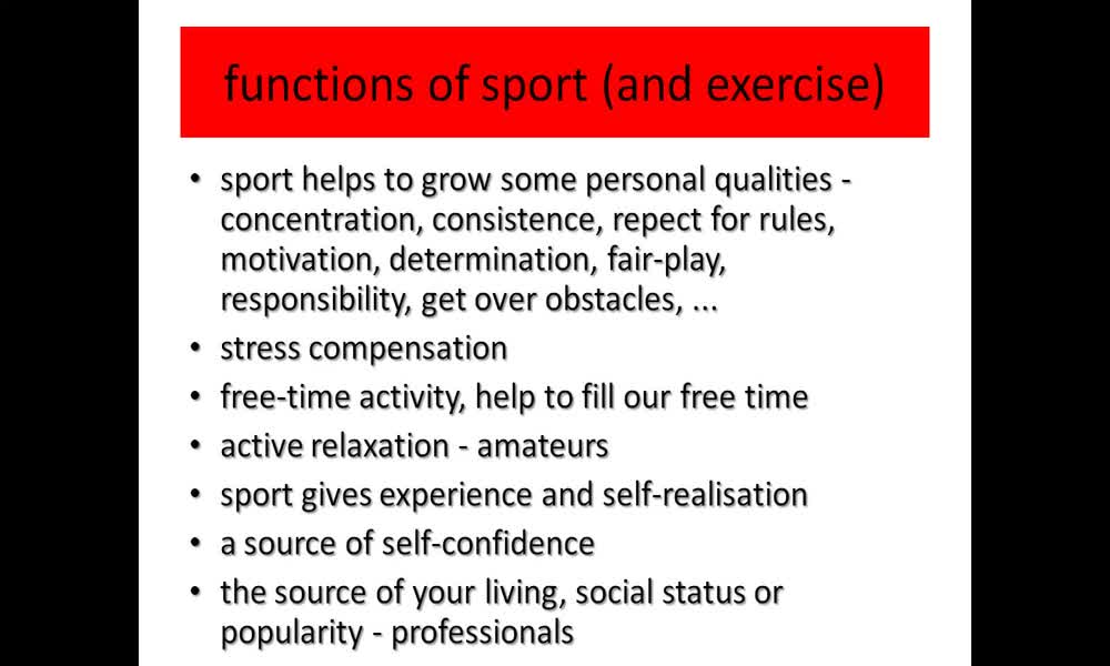 3. náhled výukového kurzu Sports, sportspeople