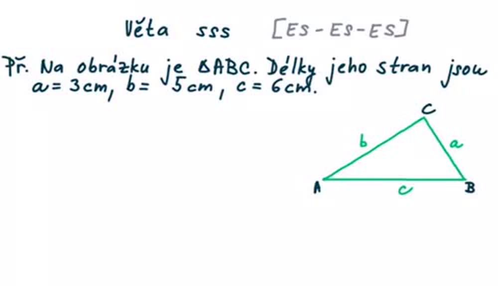 1. náhled výukového kurzu Věty o shodnosti trojúhelníků