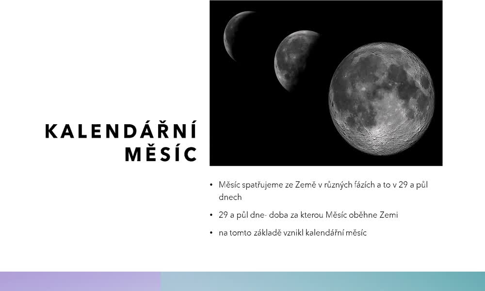 4. náhled výukového kurzu Měsíc, rovnodennost, slunovraty