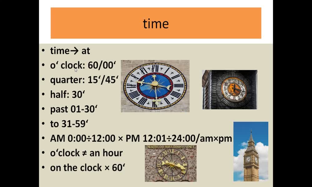 1. náhled výukového kurzu Time and numbers (a millenium, century, etc.)