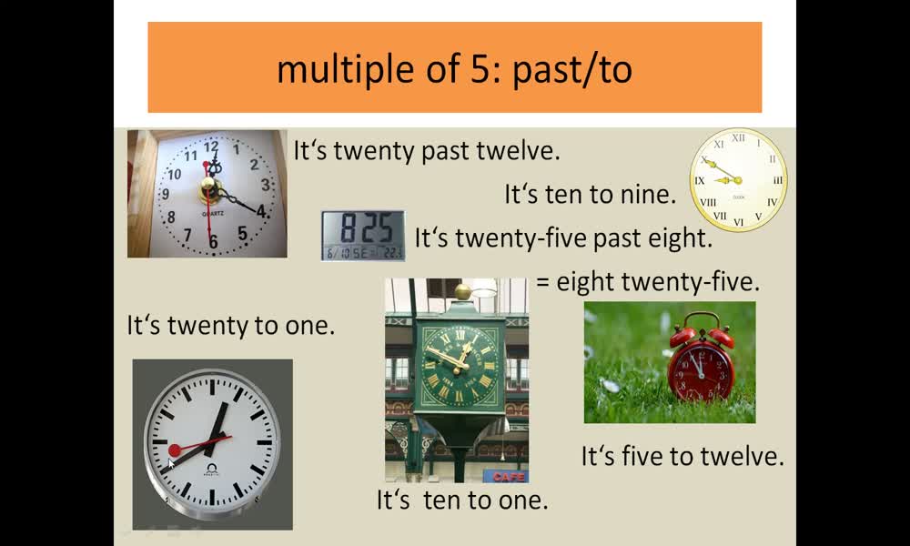 5. náhled výukového kurzu Time and numbers (a millenium, century, etc.)