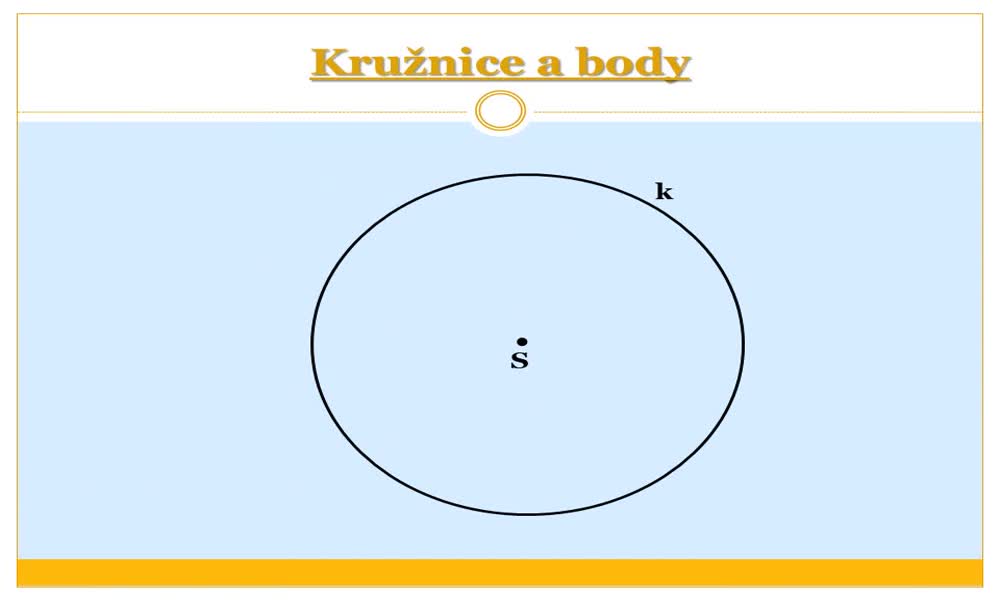 2. náhled výukového kurzu Kružnice, kruh