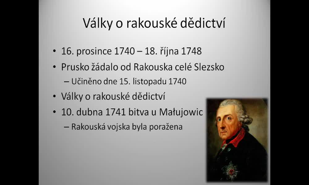 3. náhled výukového kurzu České země za Marie Terezie a Josefa II.