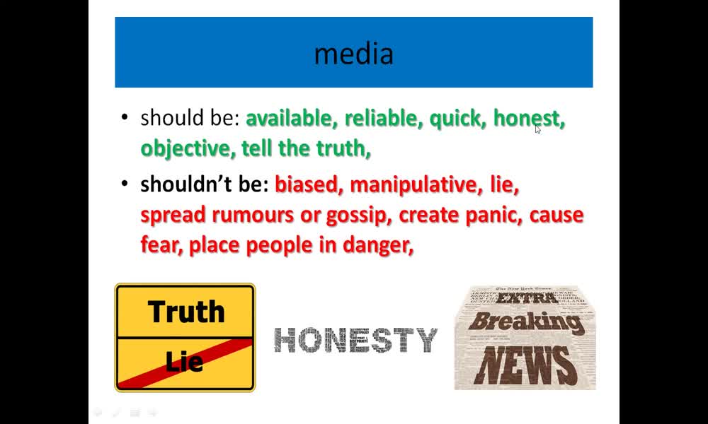 4. náhled výukového kurzu The Media