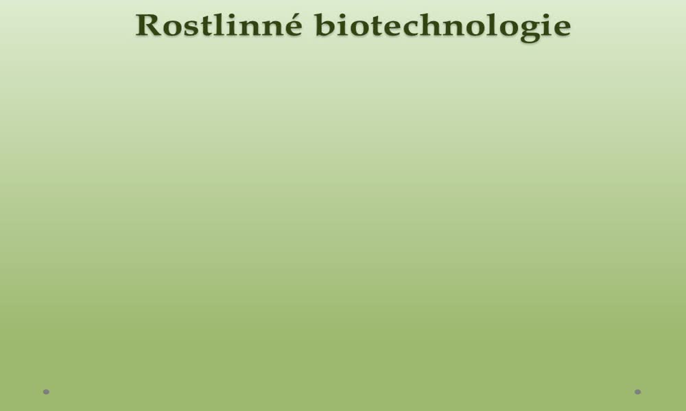 5. náhled výukového kurzu Základy biotechnologie