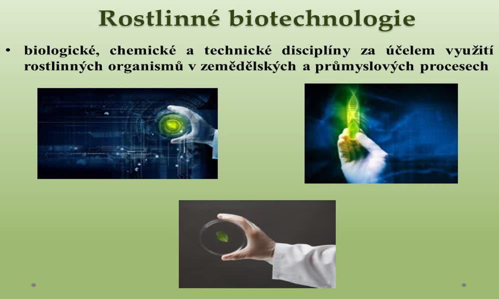 6. náhled výukového kurzu Základy biotechnologie