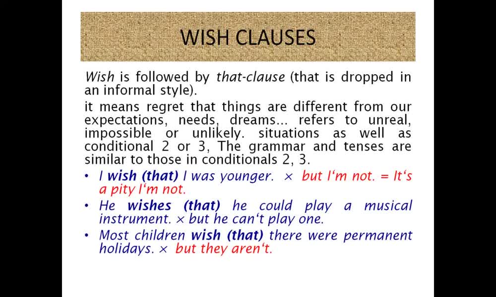 1. náhled výukového kurzu Structures after wish