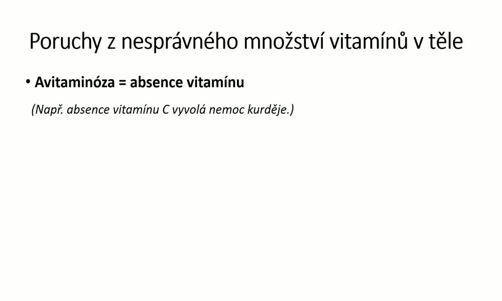 4. náhled výukového kurzu Vitamíny
