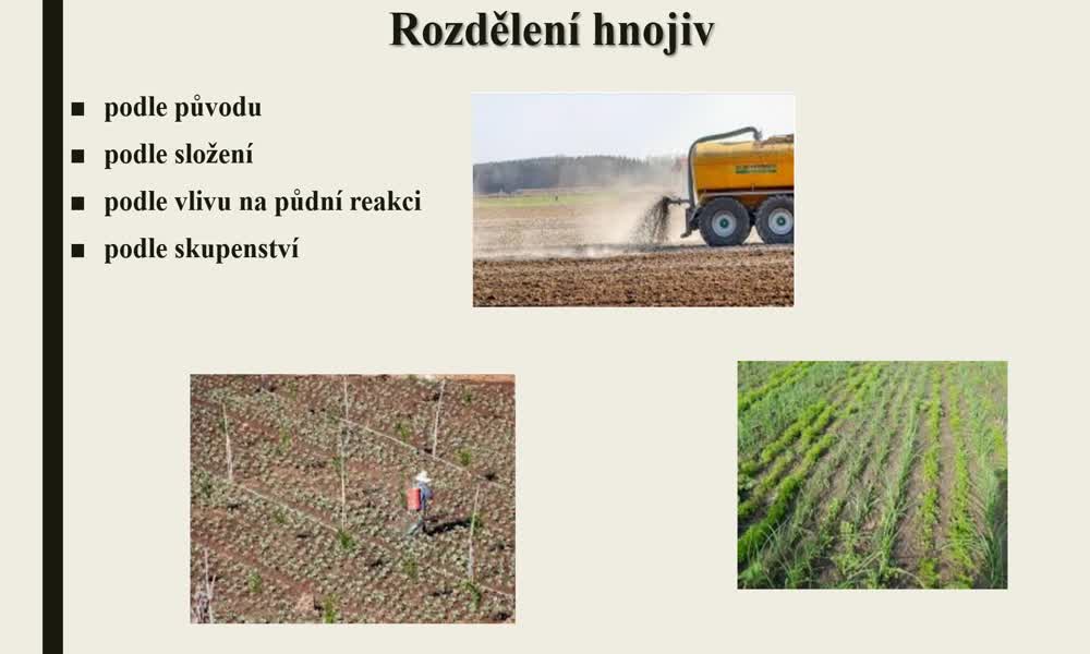 3. náhled výukového kurzu Průmyslová hnojiva