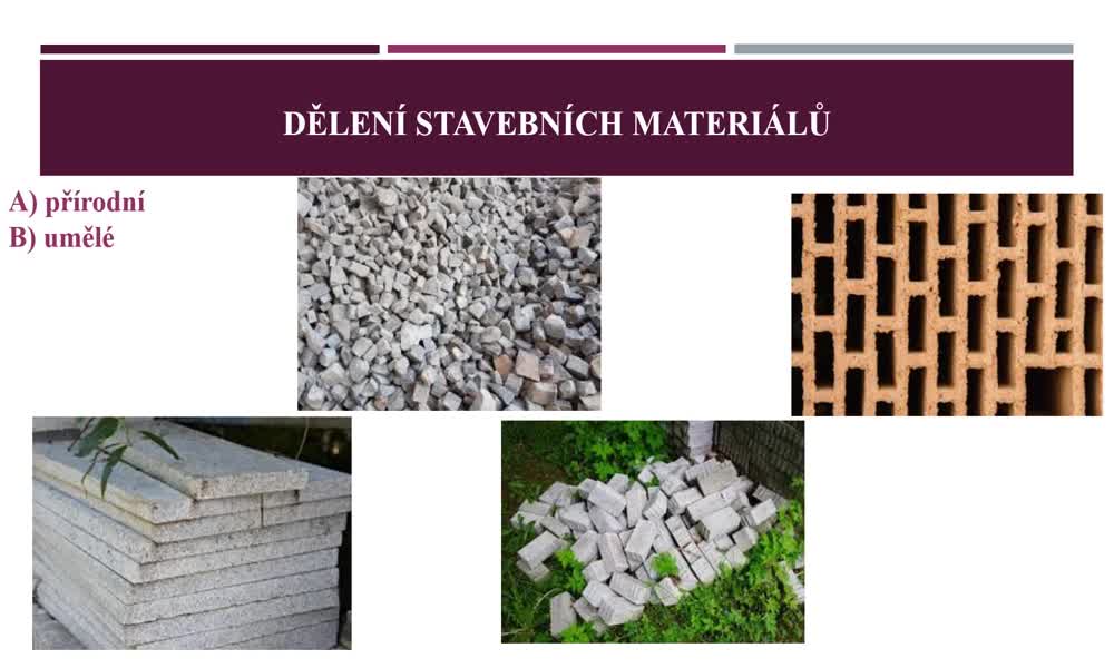 2. náhled výukového kurzu Tepelně zpracované materiály – cement, vápno, sádra, keramika