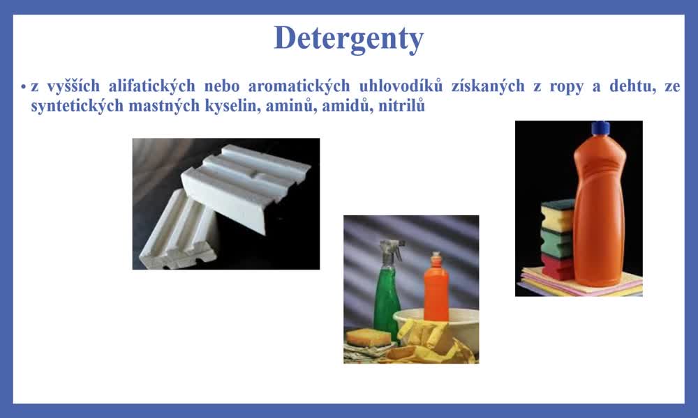 2. náhled výukového kurzu Detergenty a pesticidy, insekticidy