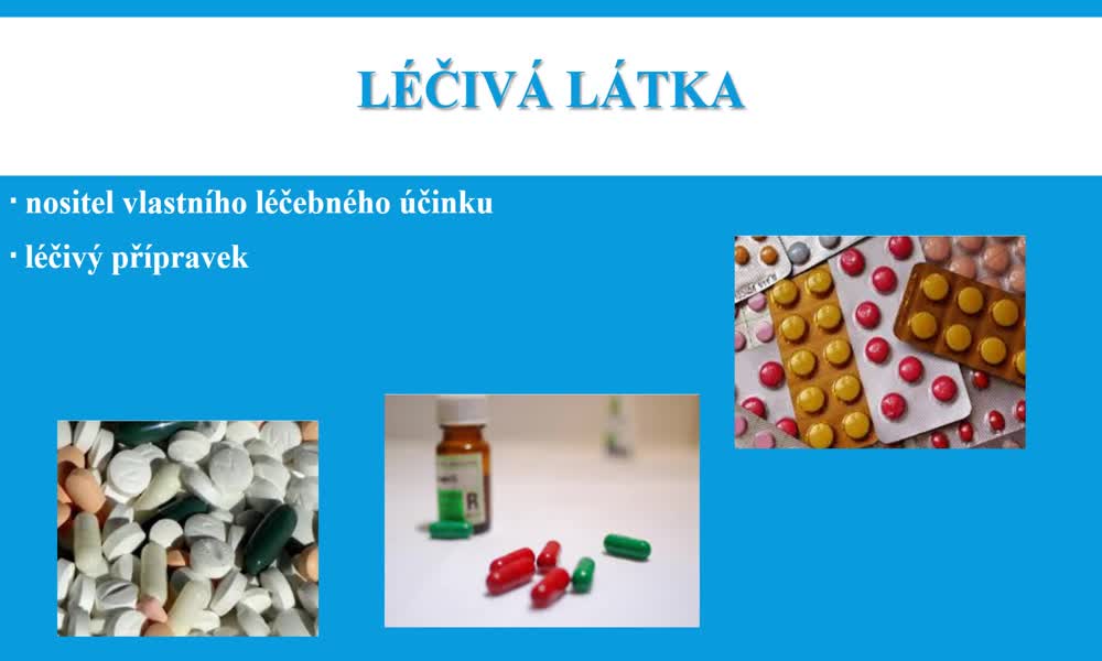 2. náhled výukového kurzu Léčiva a návykové látky