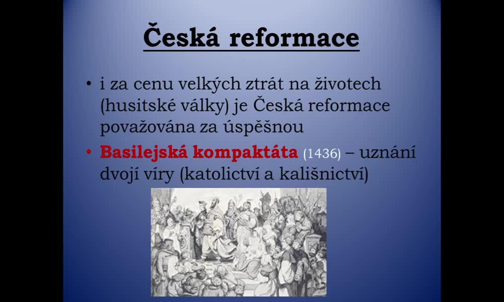6. náhled výukového kurzu Reformace v Evropě