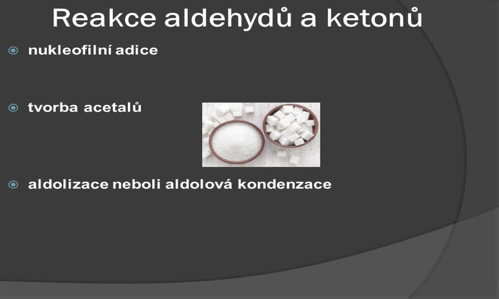 6. náhled výukového kurzu Aldehydy a ketony