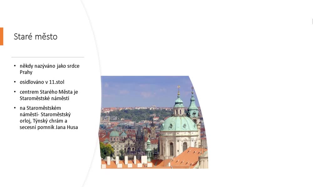 4. náhled výukového kurzu Hlavní město Praha