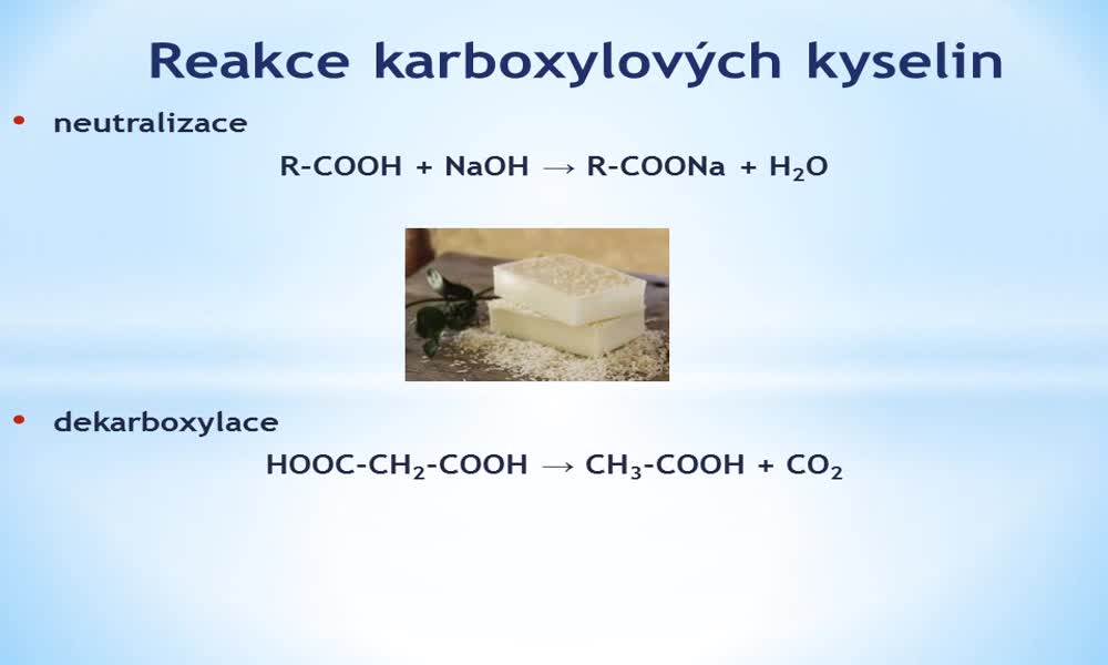 5. náhled výukového kurzu Karboxylové kyseliny