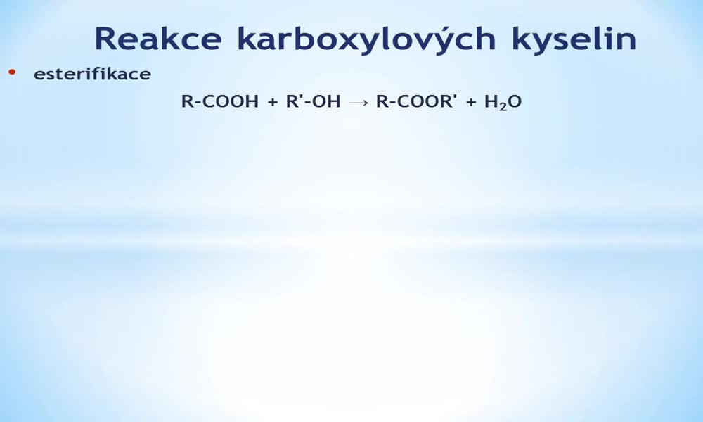 6. náhled výukového kurzu Karboxylové kyseliny