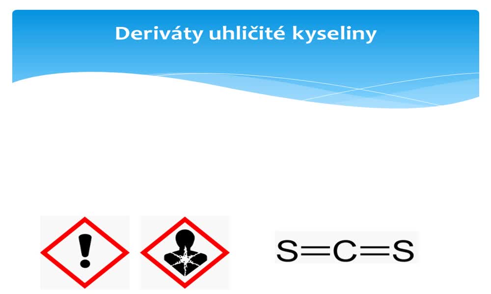 6. náhled výukového kurzu Organické deriváty anorganických kyselin