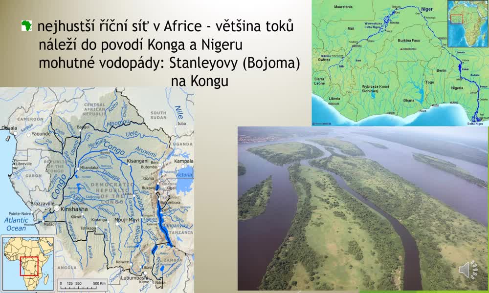 6. náhled výukového kurzu Státy Guinejského zálivu a povodí Konga