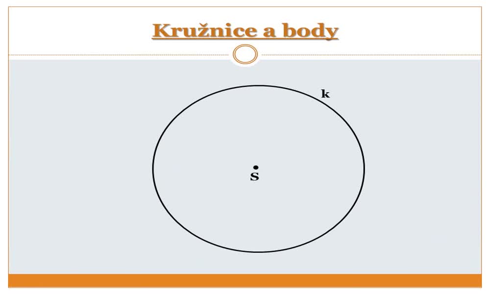 2. náhled výukového kurzu Kružnice a kruh