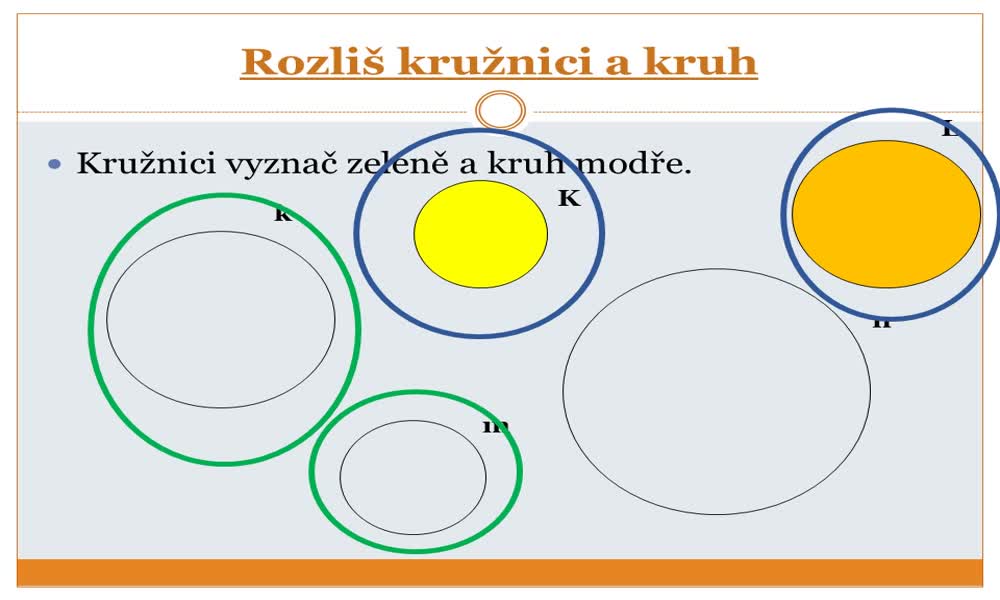4. náhled výukového kurzu Kružnice a kruh