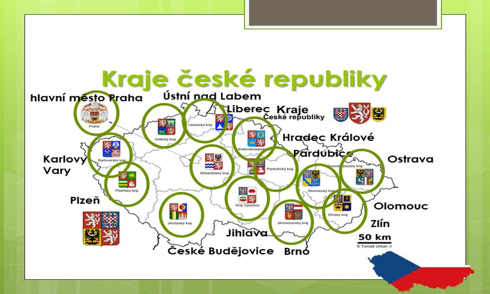 3. náhled výukového kurzu ČR – územní členění