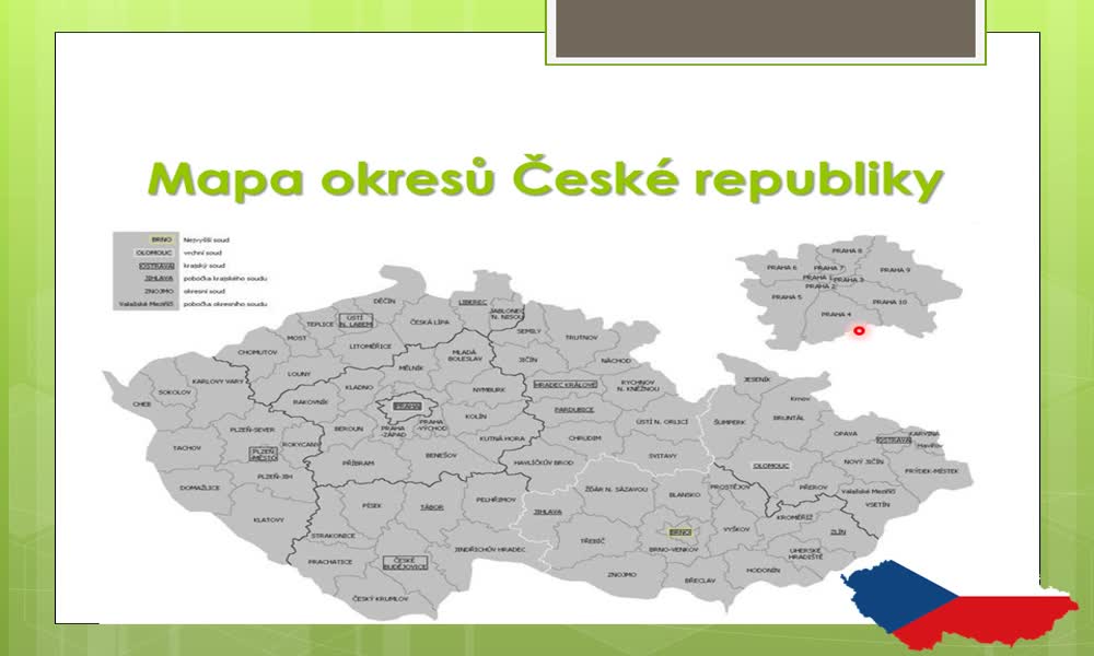 4. náhled výukového kurzu ČR – územní členění