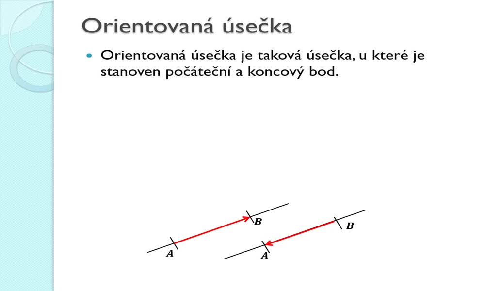 1. náhled výukového kurzu Vektory a jejich souřadnice (Lenka B.)