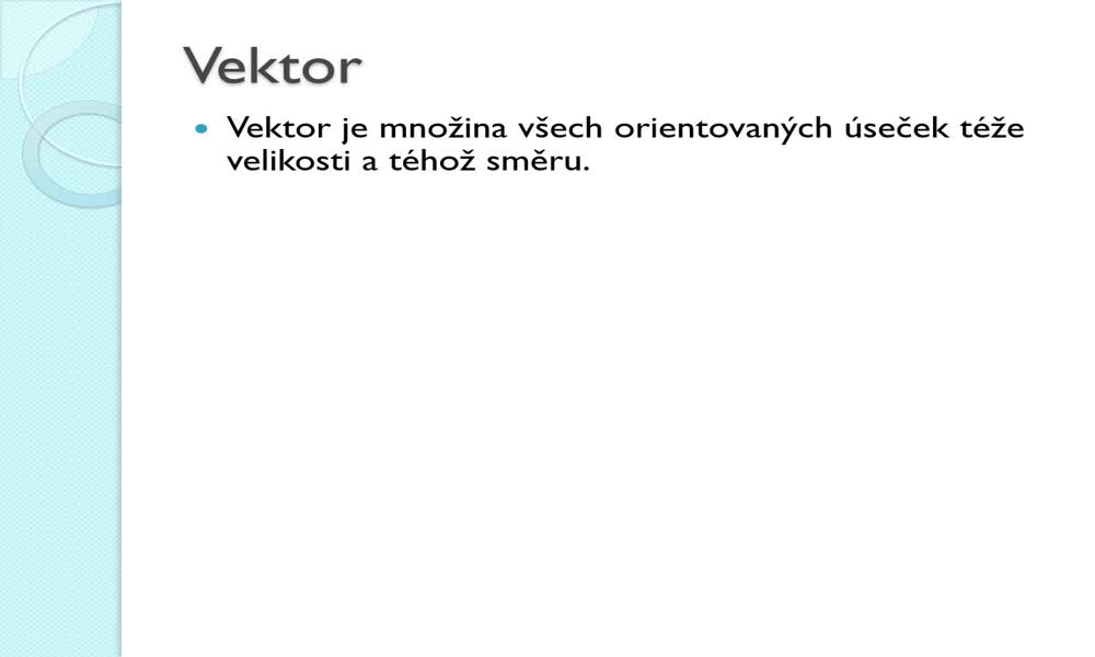 2. náhled výukového kurzu Vektory a jejich souřadnice (Lenka B.)